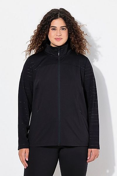 Ulla Popken Sweatjacke Sweatjacke Powerstretch Stehkragen Reflektor günstig online kaufen