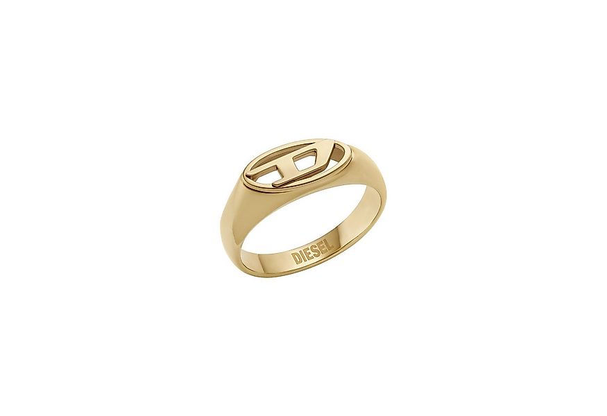 Diesel Fingerring Schmuck Geschenk Edelstahl Ring OVAL D LOGO günstig online kaufen