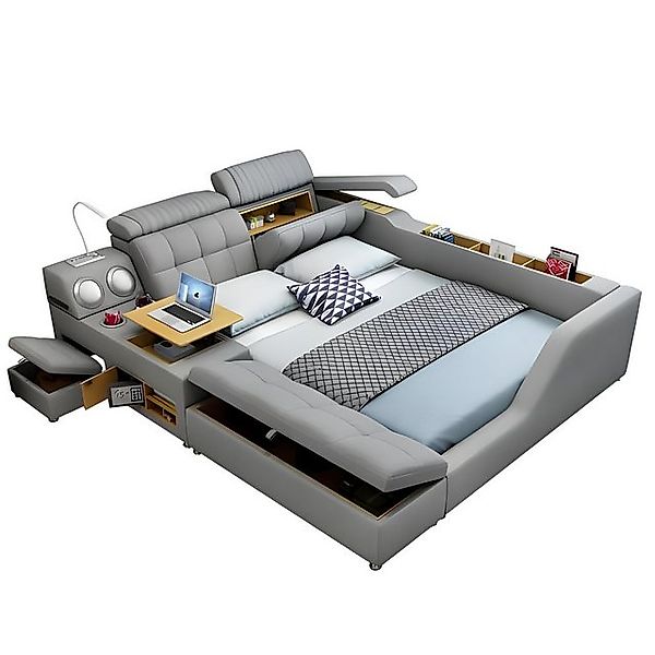 JVmoebel Bett Funktionsbett Bett Multifunktion All in One Sofa Betten Doppe günstig online kaufen