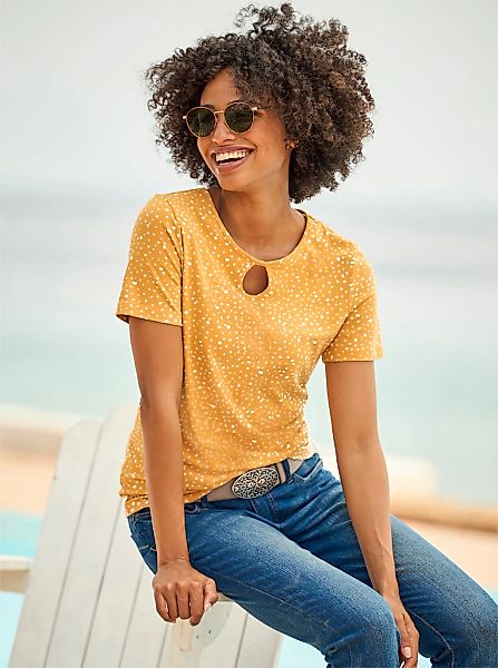 heine T-Shirt "Druck-Shirt" 1 Stk. günstig online kaufen