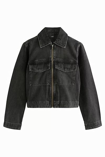 Next Stretch-Jeans Adrette Denim-Jacke mit Reißverschluss (1-tlg) günstig online kaufen