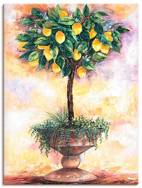 Artland Wandbild "Zitronenbaum", Bäume, (1 St.) günstig online kaufen