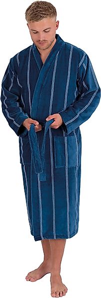 Wewo fashion Herrenbademantel "1607" mit Gürtel, 1 Stk. mit Kimono-Kragen, günstig online kaufen