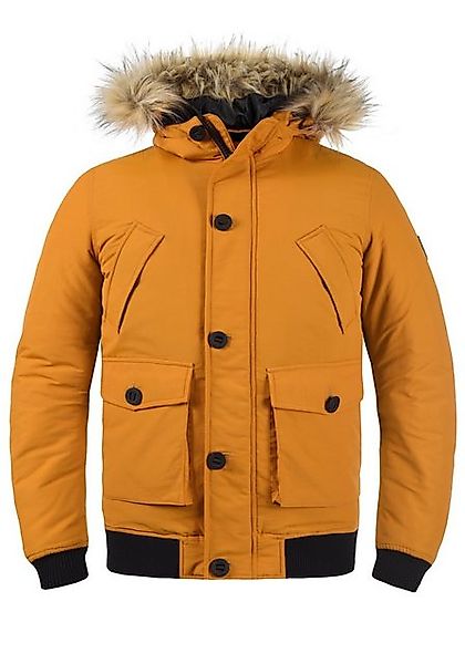 !Solid Winterjacke SDFrio Winterjacke mit Kapuze und abnehmbarem Kunstell günstig online kaufen