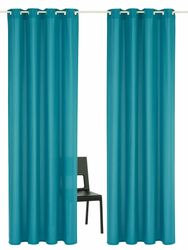 my home Vorhang "Parry" Ösen 2 Stk. tlg. 2-er Set, blickdicht, monochrom, b günstig online kaufen