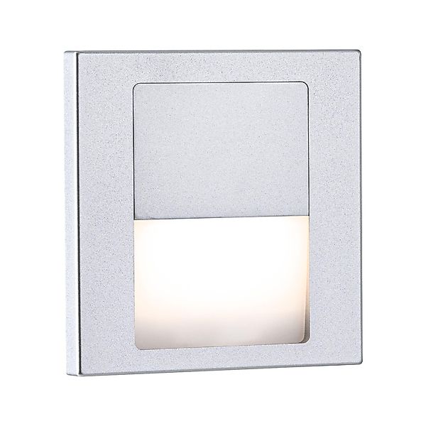 Paulmann "LED Wandeinbauleuchte Tsaro eckig 80x36mm 1W 80lm 230V 2700K Chro günstig online kaufen