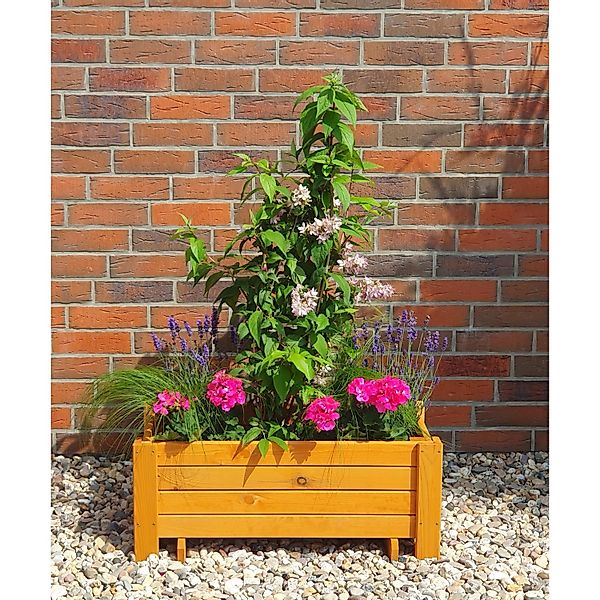 Promadino Pflanzkasten Romantica aus Kiefernholz (LxBxH) 78 cm x 38 cm x 34 günstig online kaufen