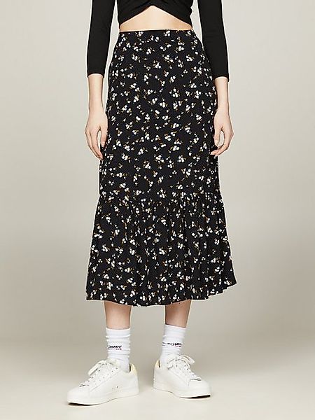 Tommy Jeans Curve A-Linien-Rock TJW FLORAL günstig online kaufen