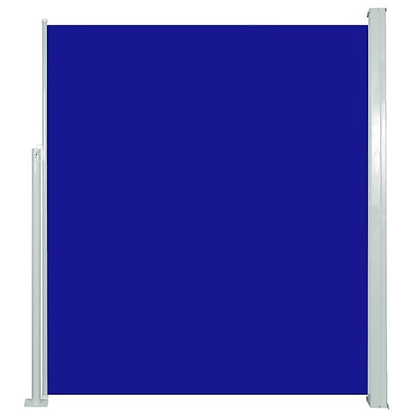 furnicato Seitenmarkise Ausziehbar 160x500 cm Blau günstig online kaufen