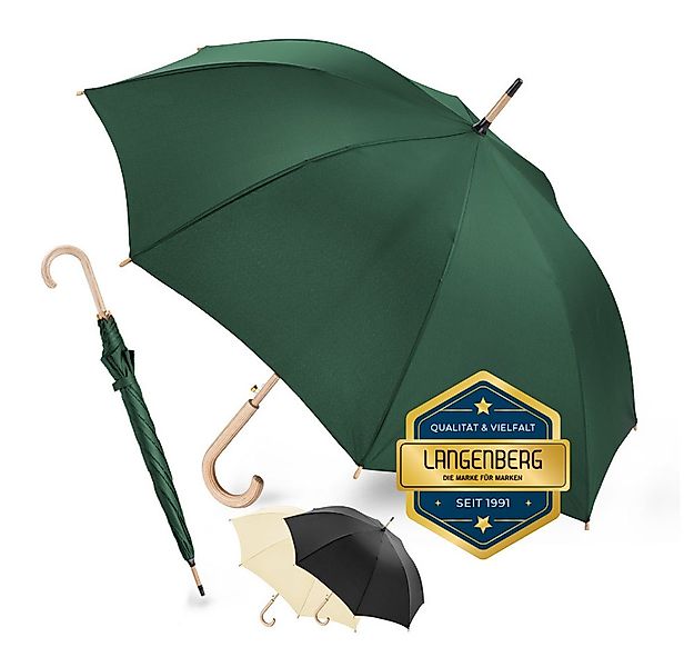 Langenberg Stockregenschirm LANGENBERG Stockschirm Sturmfest [Bambus], ☑ UN günstig online kaufen
