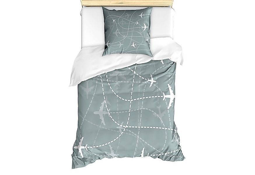 Abakuhaus Bettwäsche Milbensicher Allergiker geeignet mit Kissenbezug, Micr günstig online kaufen