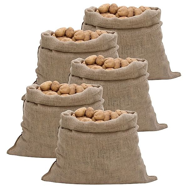 vidaXL Tragetasche, Jutesäcke 5 Stk. 100x110 günstig online kaufen