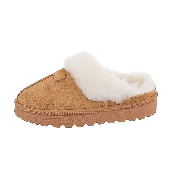 Ital-Design Damen Hausschuhe Freizeit Snowboots (84556784) günstig online kaufen
