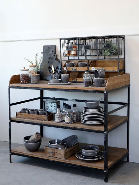 Chic Antique Wandregal Wandregal mit Schubladen günstig online kaufen