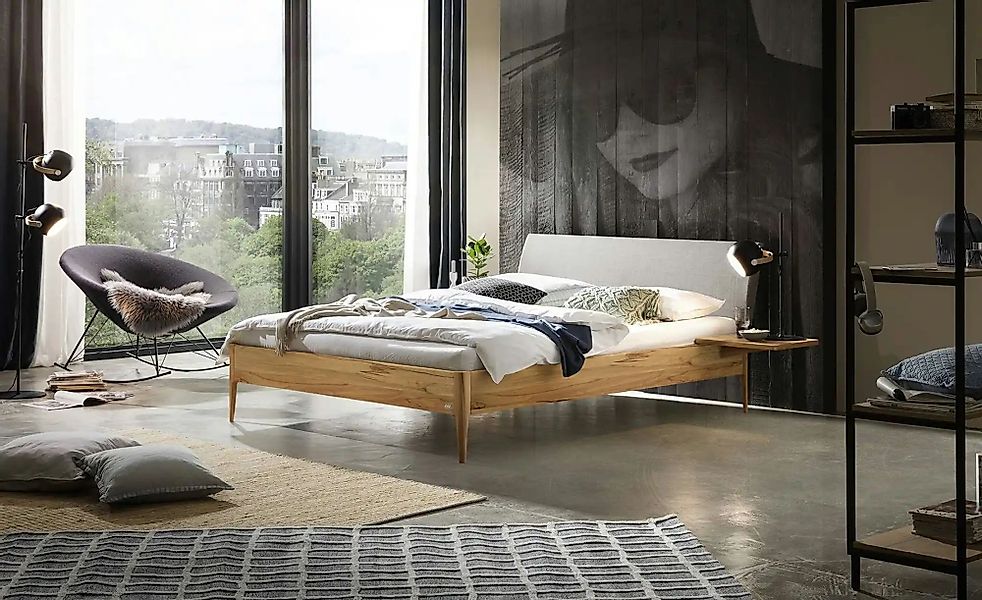 HASENA Massivholzbett in Buche Fanano ¦ holzfarben ¦ Maße (cm): B: 186 H: 8 günstig online kaufen