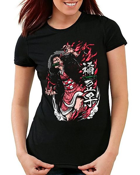 style3 T-Shirt Nezuko Rage demon slayer anime japan manga cosplay günstig online kaufen