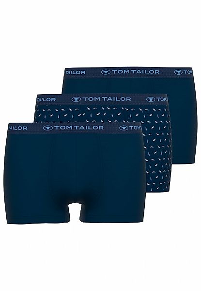 TOM TAILOR Boxershorts "Buffer", (3er Pack), mit Logobund günstig online kaufen