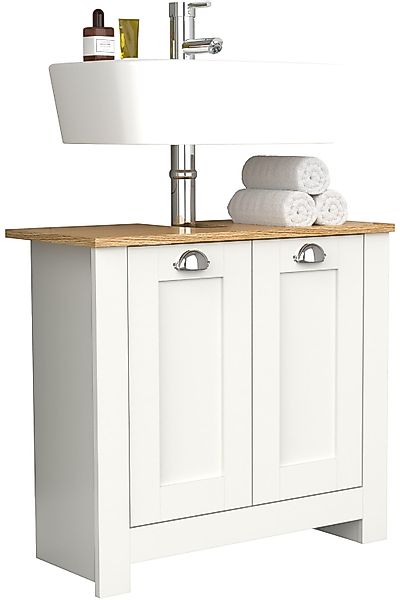 VCM Waschbeckenunterschrank Holz Badmöbel Badunterschrank Schrank günstig online kaufen