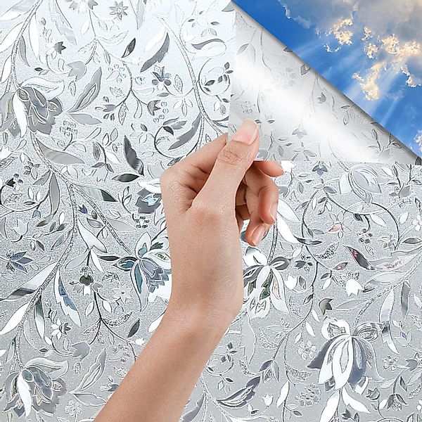 Clanmacy Fensterfolie 2X Fensterfolie Selbstklebend Milchglasfolie günstig online kaufen