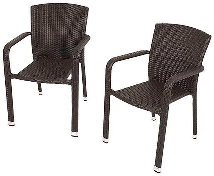 Garden Pleasure Stapelstuhl »GETAFE« (Set) 2 Stk.2er Set, auch für die Gast günstig online kaufen