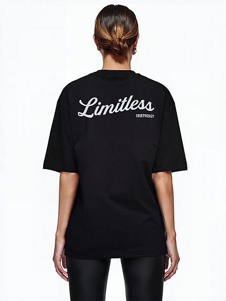 trueprodigy Oversize-Shirt Kai F Logoprint Rundhals dicker Stoff günstig online kaufen