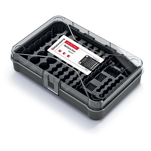 Kistenberg Aufbewahrungsbox KBB03, Batteriebox 115 Plätze günstig online kaufen