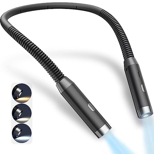 Rosnek LED Leselampe 3 Farben, dimmbar, günstig online kaufen