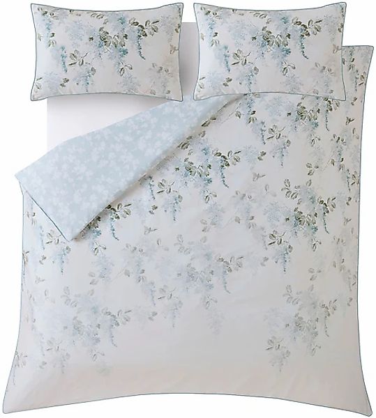 LAURA ASHLEY Bettwäsche »Baumwoll Satin, Mit floralem Munster, 3teilig, ink günstig online kaufen