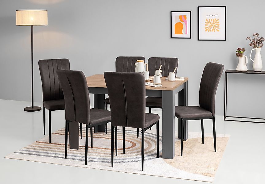 Home affaire Essgruppe Bergamo, (Set, 7-tlg), günstig online kaufen