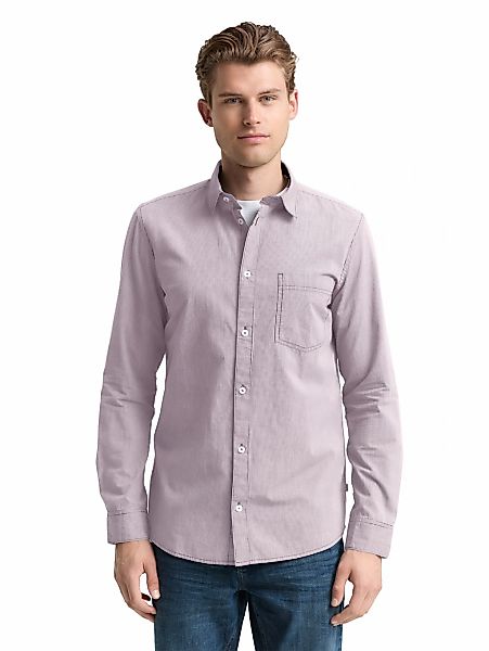 TOM TAILOR Langarmhemd mit Brust Tasche günstig online kaufen