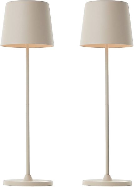 Brilliant LED Tischleuchte »Kaami - mobile LED Außen Tischlampe 2er-Set«, 3 günstig online kaufen