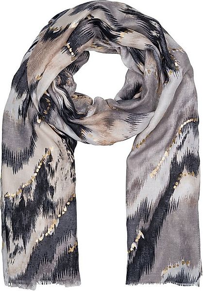 styleBREAKER Modeschal Schal Wasserfall Farbverlauf Metallic Details, (1-St günstig online kaufen