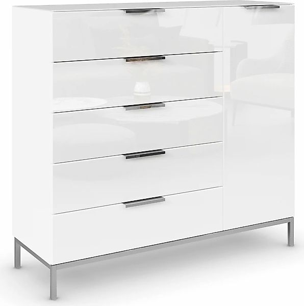 rauch Kombikommode "Kommode Türkommode Sideboard Kombikommode FLIPP mit Gla günstig online kaufen