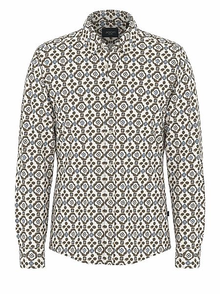Joop Jeans Langarmhemd "Hanson3-W", auffälliges Muster, Etikett seitlich am günstig online kaufen