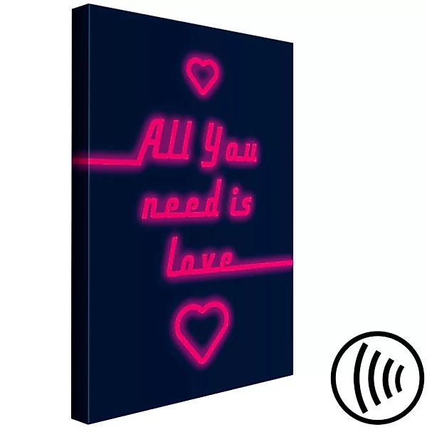 Wandbild All You Need Is Love (1 Part) Vertical XXL günstig online kaufen