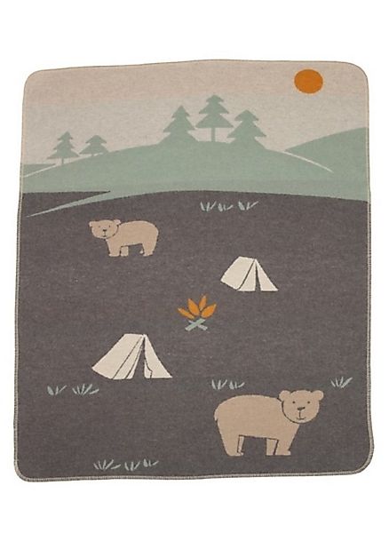 Babydecke Juwel 'Camping' 70 x 90 cm, DAVID FUSSENEGGER günstig online kaufen