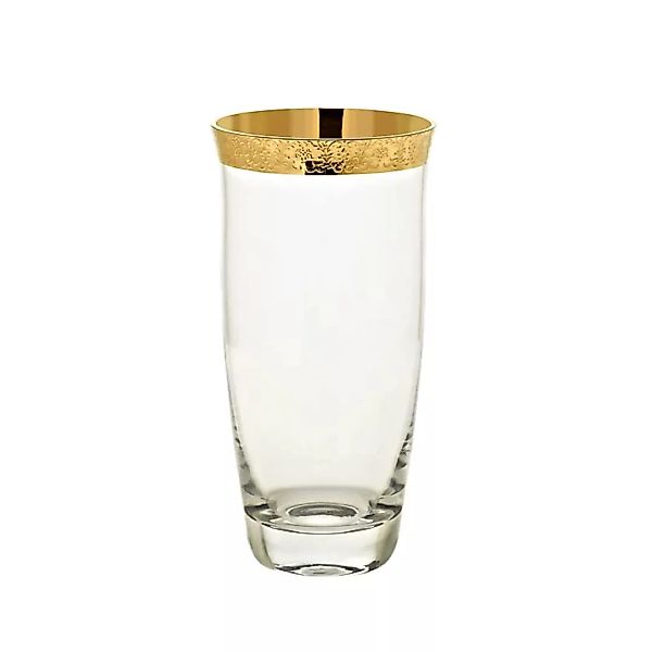 Vase mit Goldrand "Gold Age" (18,5cm) günstig online kaufen