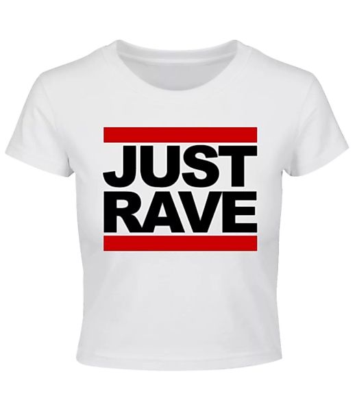 Just Rave Logo · Crop T-Shirt günstig online kaufen