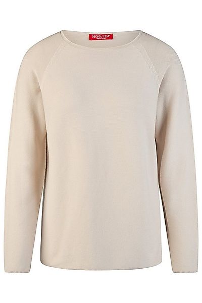 Mona Lisa REDLINE Strickpullover Große Größen toller Baumwollpullover günstig online kaufen