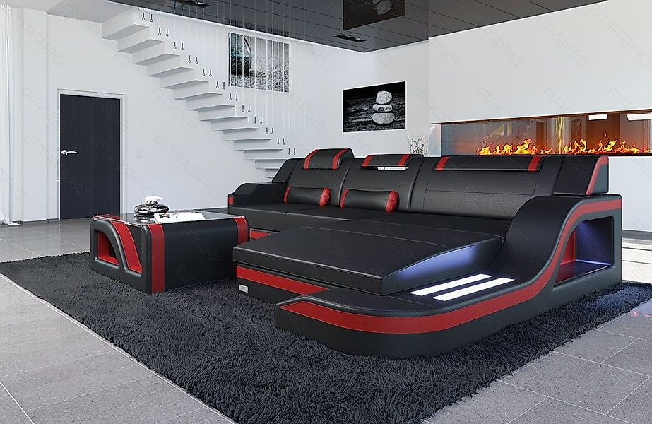Sofa Dreams Ecksofa Ledersofa Palermo L günstig online kaufen