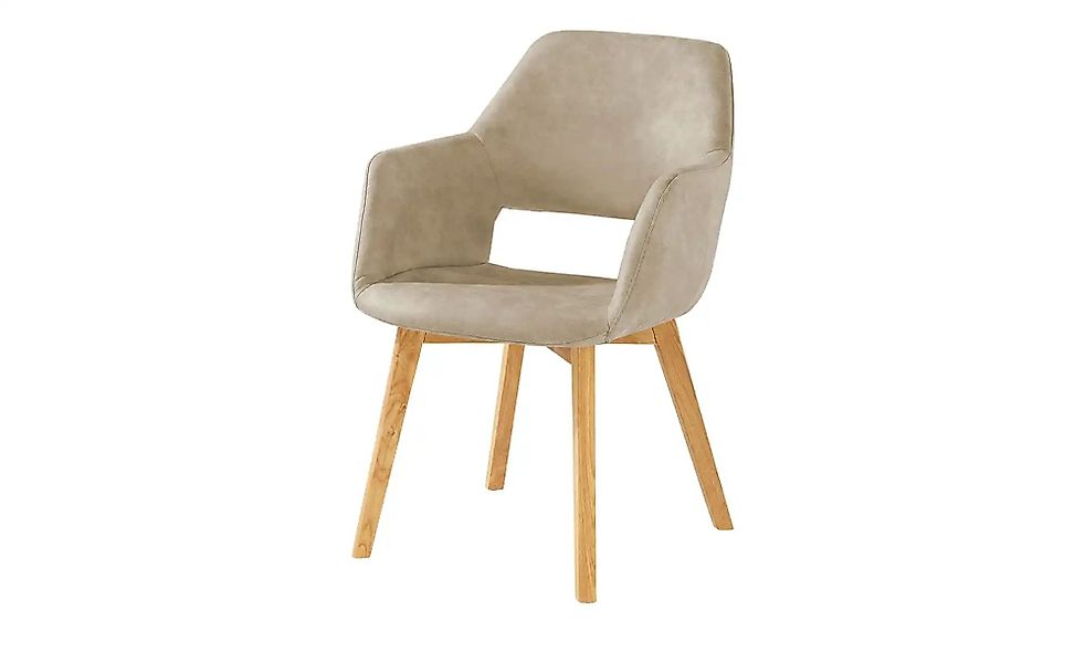 Woodford Armlehnstuhl  Berlin ¦ beige ¦ Maße (cm): B: 57 H: 85 T: 67.0 Stüh günstig online kaufen