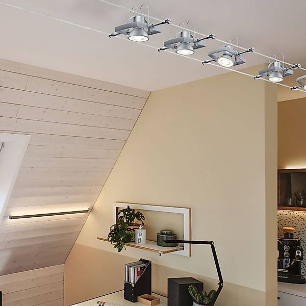 Paulmann LED-Reflektor GU5,3 6W 2.700K 3er chrom günstig online kaufen