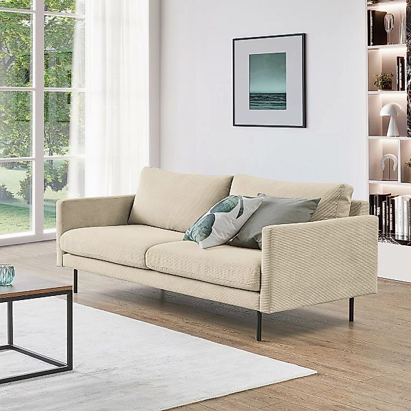 home24 Sofa Landos (3-Sitzer) günstig online kaufen