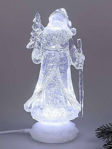 formano Dekofigur Winterzeit Acryl, Farbe: Transparent, Motiv: Nikolaus günstig online kaufen