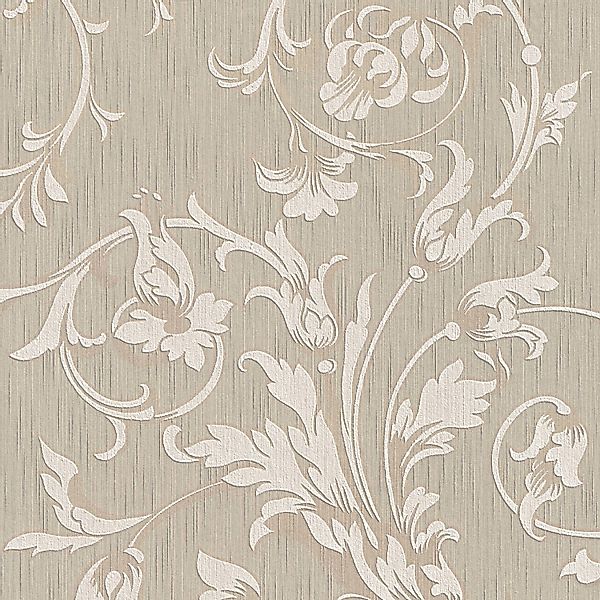Tadessi Tapete Blumen Lenni M1 No 3794 Vliestapete Beige Klassik Vintage St günstig online kaufen