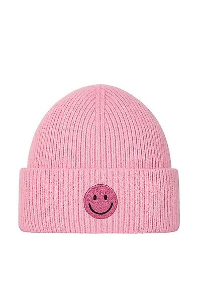 Faera Strickmütze Mit Smiley, Rippenstrick, weiches Tragegefühl (1-St., mod günstig online kaufen
