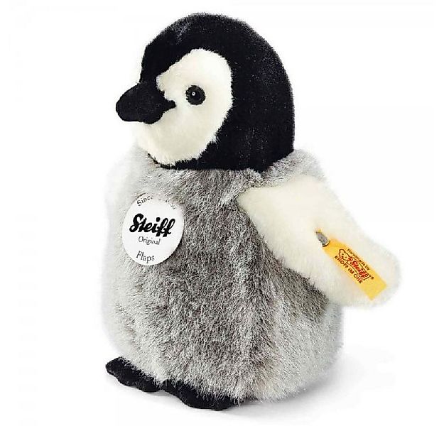 Steiff Kuscheltier Kuscheltier Pinguin Flaps Schwarz/Weiß/Grau (16cm) günstig online kaufen