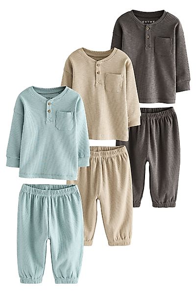 Next Pyjama Oversized Fit Schlafanzüge, 3er günstig online kaufen