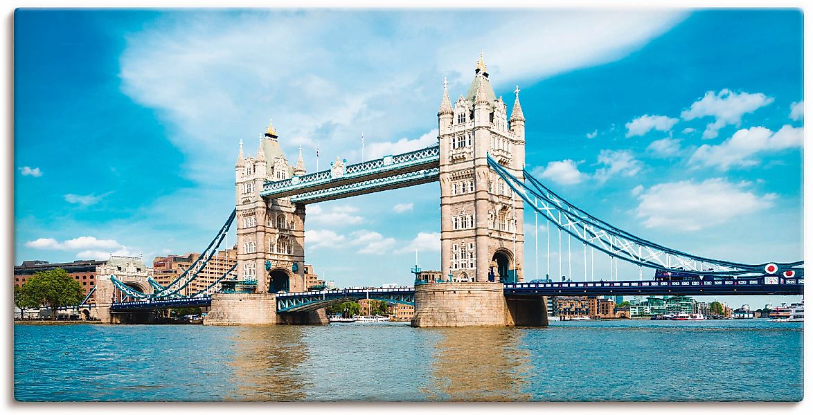 Artland Wandbild "London Tower Bridge", Brücken, (1 St.), als Alubild, Outd günstig online kaufen