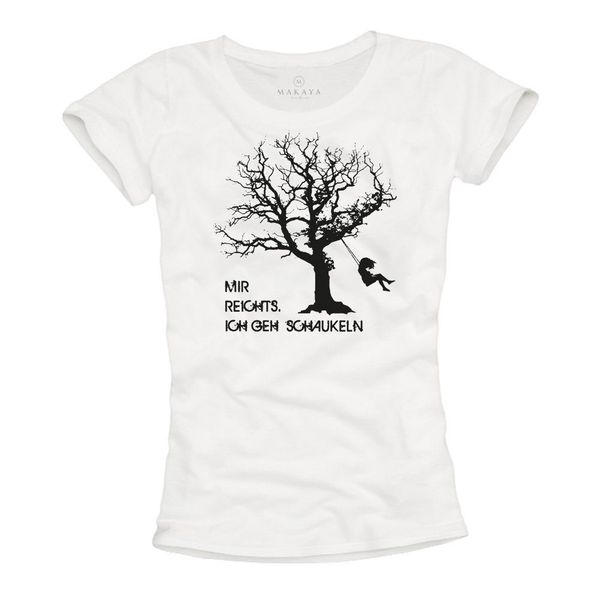 MAKAYA T-Shirt Damen Lustige Freche Frauen günstig online kaufen